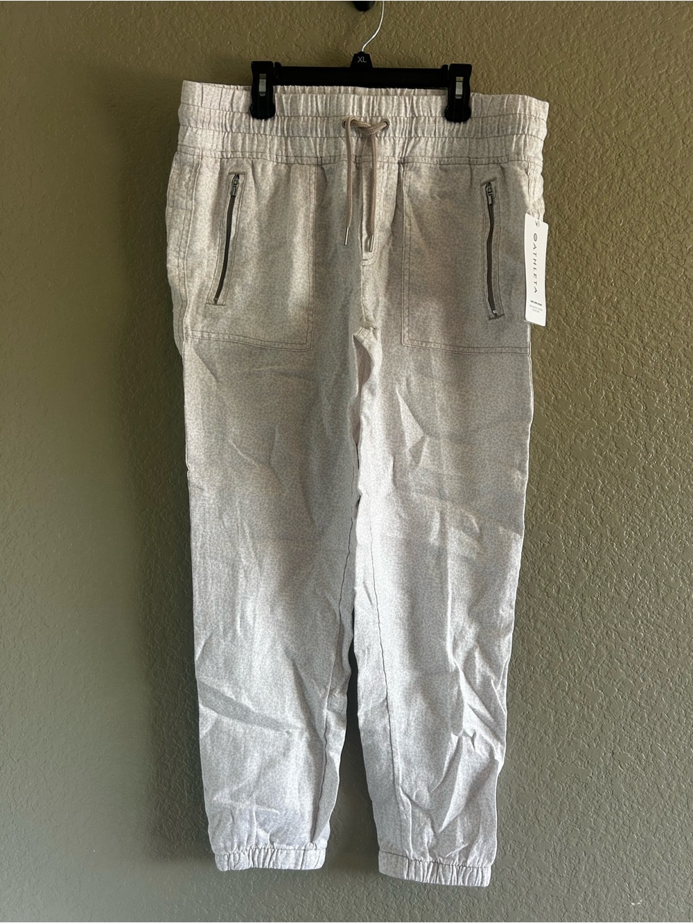 ATHLETA Cabo Linen Jogger size 10 NWT